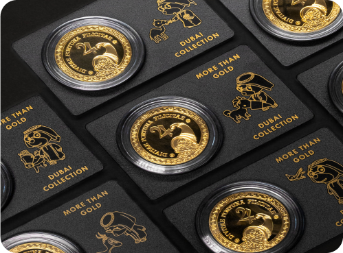 Example of gold card packaging - GoldenLovi